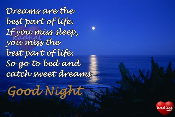 Good Night Wishes for Lover - Kadhal.net