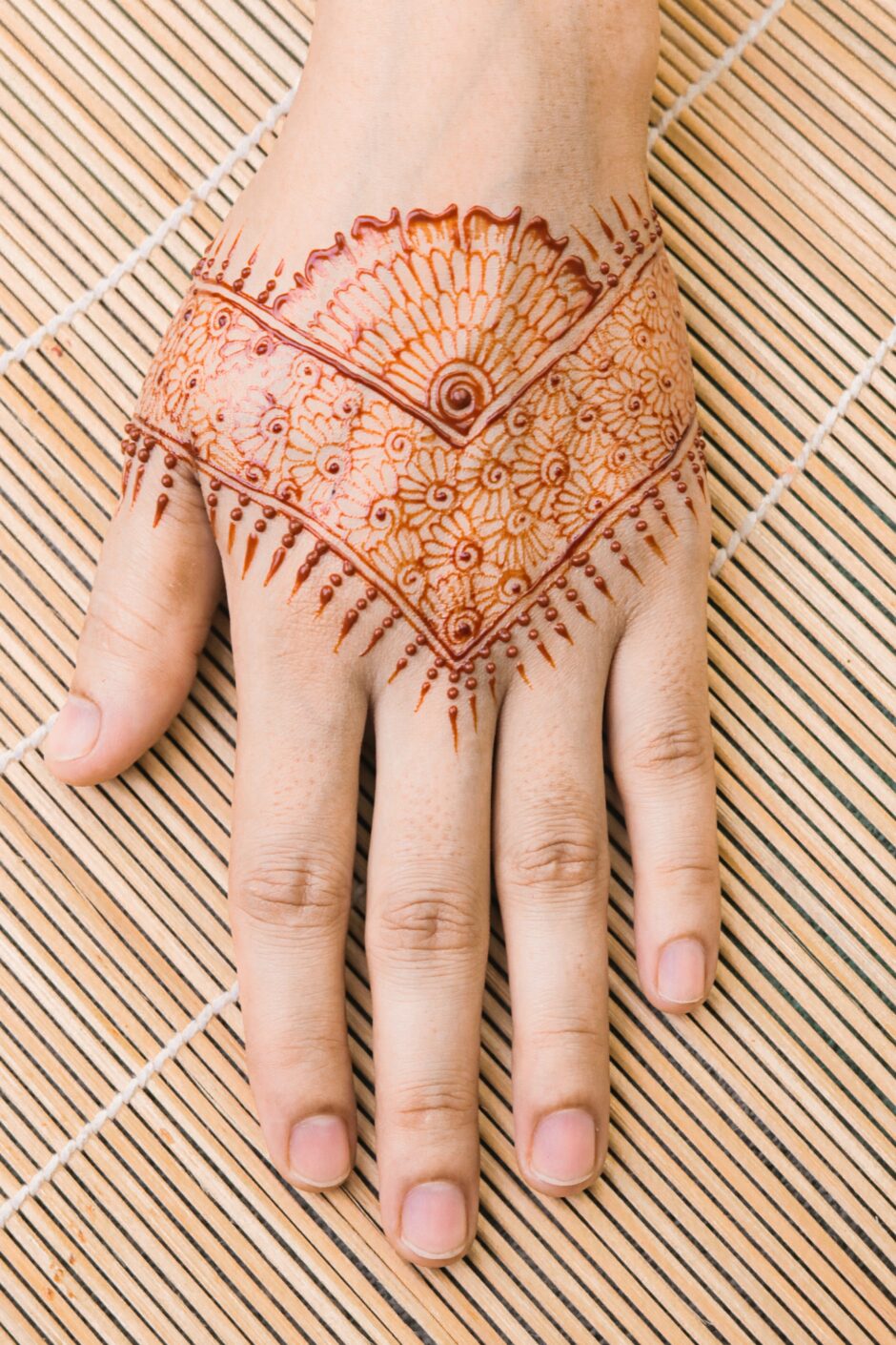Back Hand Mehndi Design